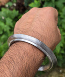 Sikh Kara Sarbloh Pure Iron Smooth Edge Chakri Kada Khalsa Warrior Bangle O6 New