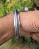 Sikh Kara Sarbloh Pure Iron Smooth Edge Chakri Kada Khalsa Warrior Bangle O6 New