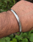 Stainless Steel Kara Sikh Bangle Singh Kaur Kada Lines Punjabi Bracelet Y10R New Dori Unisex Karha