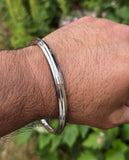 Stainless Steel Kara Sikh Bangle Singh Kaur Kada Lines Punjabi Bracelet Y10R New Dori Unisex Karha