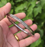Stainless Steel Kara Sikh Bangle Singh Kaur Kada Lines Punjabi Bracelet Y10R New Dori Unisex Karha