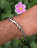 Stainless Steel Kara Sikh Bangle Singh Kaur Lines Kada Punjabi Bracelet W23 New Unisex Dori Karha