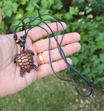Acrylic Turtle Tortoise Tibetan Style Good Luck Talisman Dori Necklace Ref A39 Bohemian Positive energy boho design Amulet
