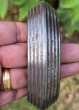 Sarbloh Chakri Kara Lines Collar Sikh Kada Heavy 1kg Style Bangle Pure Iron A55