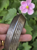 Sarbloh Chakri Kara Lines Collar Sikh Kada Heavy 1kg Style Bangle Pure Iron A55