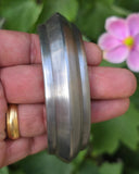 Sarbloh Chakri Kara Handmade Sikh Kada Heavy UFO Design Bangle Pure Iron A53 New