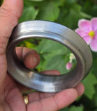 Sarbloh Chakri Kara Handmade Sikh Kada Heavy UFO Design Bangle Pure Iron A53 New
