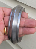 Sarbloh Chakri Kara Handmade Sikh Kada Heavy UFO Design Bangle Pure Iron A53 New