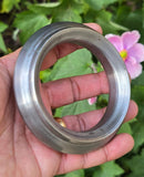 Sarbloh Chakri Kara Handmade Sikh Kada Heavy UFO Design Bangle Pure Iron A53 New