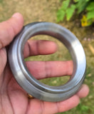 Sarbloh Chakri Kara Handmade Sikh Kada Heavy UFO Design Bangle Pure Iron A53 New