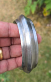 Sarbloh Chakri Kara Handmade Sikh Kada Heavy UFO Design Bangle Pure Iron A53 New