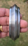 Sarbloh Chakri Kara Handmade Sikh Kada Heavy UFO Design Bangle Pure Iron A53 New