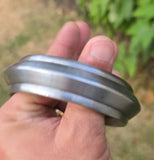 Sarbloh Chakri Kara Handmade Sikh Kada Heavy UFO Design Bangle Pure Iron A53 New