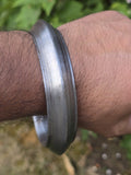 Sarbloh Chakri Kara Handmade Sikh Kada Heavy UFO Design Bangle Pure Iron A52 New