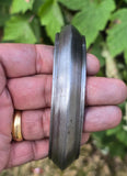 Sarbloh Chakri Kara Handmade Sikh Kada Heavy UFO Design Bangle Pure Iron A52 New