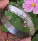 Sarbloh Chakri Kara Handmade Sikh Kada Heavy UFO Design Bangle Pure Iron A52 New