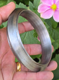 Sarbloh Chakri Kara Handmade Sikh Kada Heavy UFO Design Bangle Pure Iron A52 New