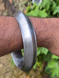 Sarbloh Chakri Kara Handmade Sikh Kada Heavy UFO Design Bangle Pure Iron A52 New