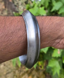 Sarbloh Chakri Kara Handmade Sikh Kada Heavy UFO Design Bangle Pure Iron A52 New