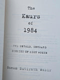 The Kaurs of 1984: The Untold, Unheard Stories of Sikh Women English Book Delhi