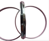 Chrome Plated Kara Ridged Edge Bangle Sikh Kada Khalsa Punjabi Bracelet U1G