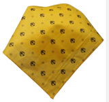 Sikh Punjabi Yellow Khalsa Khanda bandana Head Wrap Gear Rumal Handkerchief