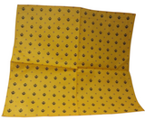Sikh Punjabi Yellow Khalsa Khanda bandana Head Wrap Gear Rumal Handkerchief