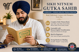 Sikh Nitnem Gutka Sahib Gurmukhi Roman English Transliteration Book Japji bani Mi