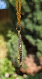 Sikh Khanda pendant with Rhinestones Stunning 24ct Gold Plated Khalsa Necklace Legend Unisex Gift