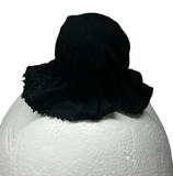Sikh Joora Rumal Kids Black Roomal Elastic Head Cover Small Top Knot Punjabi New