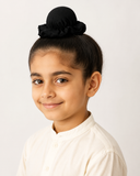 Sikh Joora Rumal Kids Black Roomal Elastic Head Cover Small Top Knot Punjabi New
