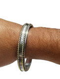 Sikh Kara Taati Vao Na Lagai Gurbani engraved Bangle Stainless Steel Brass Kada K17R Bani Smooth Unisex Singh Kaur design