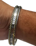 Sikh Kara Taati Vao Na Lagai Gurbani engraved Bangle Stainless Steel Brass Kada K17R Bani Smooth Unisex Singh Kaur design