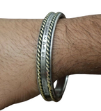 Sikh Kara Taati Vao Na Lagai Gurbani engraved Bangle Stainless Steel Brass Kada K17R Bani Smooth Unisex Singh Kaur design