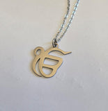 ੴ  Ek Onkar Pendant Stainless Steel Sikh Necklace Gold or Silver colour S21 Gift Unisex Singh Kaur