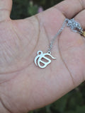 ੴ  Ek Onkar Pendant Stainless Steel Sikh Necklace Gold or Silver colour S21 Gift Unisex Singh Kaur