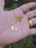 ੴ  Ek Onkar Pendant Stainless Steel Sikh Necklace Gold or Silver colour S21 Gift Unisex Singh Kaur