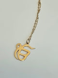 ੴ  Ek Onkar Pendant Stainless Steel Sikh Necklace Gold or Silver colour S21 Gift Unisex Singh Kaur