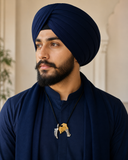 Sikh Kirpan Khanda Comb Pendant dori Necklace Stainless Steel Punjabi khalsa QQ1