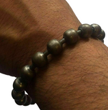 Sarbloh Simrana 18 Pure Iron beads Mala Sikh Meditation Manka Bracelet Prayer Unisex Gift