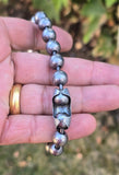 Sarbloh Simrana 18 Pure Iron beads Mala Sikh Meditation Manka Bracelet Prayer Unisex Gift