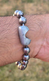 Sarbloh Simrana 18 Pure Iron beads Mala Sikh Meditation Manka Bracelet Prayer Unisex Gift