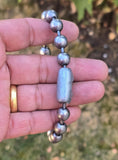 Sarbloh Simrana 18 Pure Iron beads Mala Sikh Meditation Manka Bracelet Prayer Unisex Gift