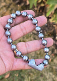 Sarbloh Simrana 18 Pure Iron beads Mala Sikh Meditation Manka Bracelet Prayer Unisex Gift