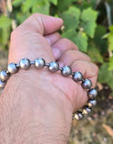 Sarbloh Simrana 18 Pure Iron beads Mala Sikh Meditation Manka Bracelet Prayer Unisex Gift