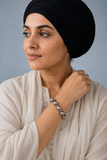 Sarbloh Simrana 18 Pure Iron beads Mala Sikh Meditation Manka Bracelet Prayer Unisex Gift