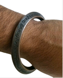Mool Mantar Kara Chaupai Sahib Kada Engraved Sikh One Edge Heavy Bangle N1 Nanak Gobind Singh Khalsa Bani Bracelet