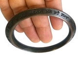 Mool Mantar Kara Chaupai Sahib Kada Engraved Sikh One Edge Heavy Bangle N1 Nanak Gobind Singh Khalsa Bani Bracelet