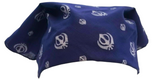 Sikh Punjabi Blue Khanda Cotton Rumal Head Wrap Cover Bandana Wedding Hankie New Unisex Roomal
