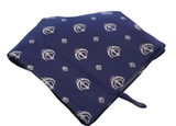 Sikh Punjabi Blue Khanda Cotton Rumal Head Wrap Cover Bandana Wedding Hankie New Unisex Roomal
